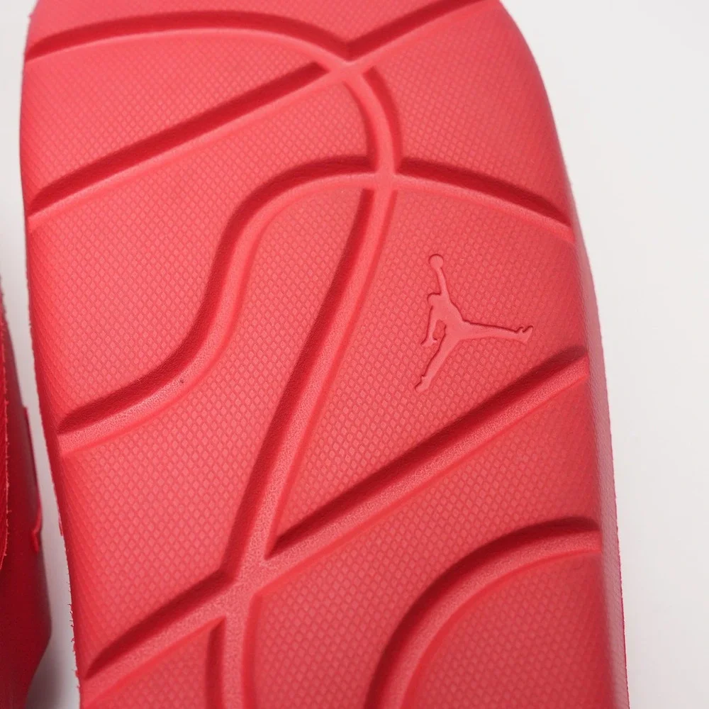 Jordan Red Slide Sandals Mens 11 Slip On Foam Pool Beach Casual